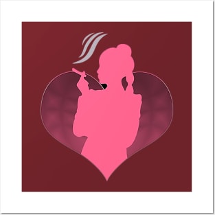 Outstanding Ladies Heart design... Posters and Art